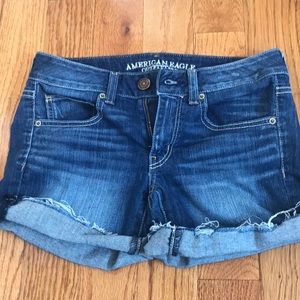 American Eagle jeans shorts size 6 EUC